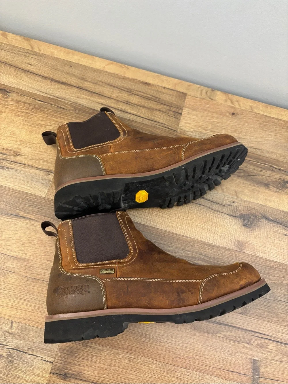 RedHead Series 61 Leather Romeo Chelsea Boots Brown Men’s
